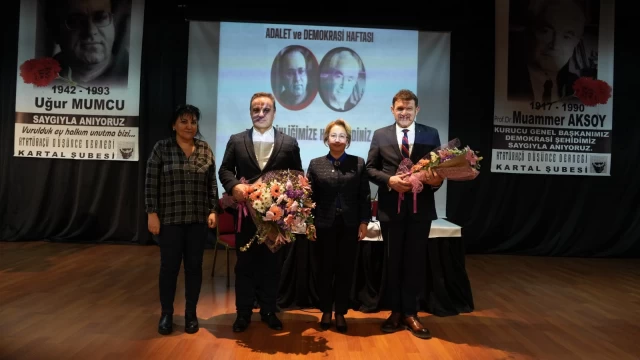 Prof. Dr. Muammer Aksoy ve Gazeteci Uğur Mumcu Kartal’da Anıldı.