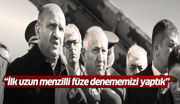 Bakan Işık: İlk uzun menzilli füze denememizi yaptık! - Gündem - Haber Sitesi Yazılımları - Haber Scripti