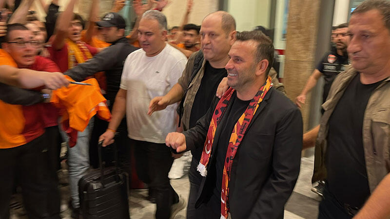 Galatasaray kafilesi, Rize’ye geldi