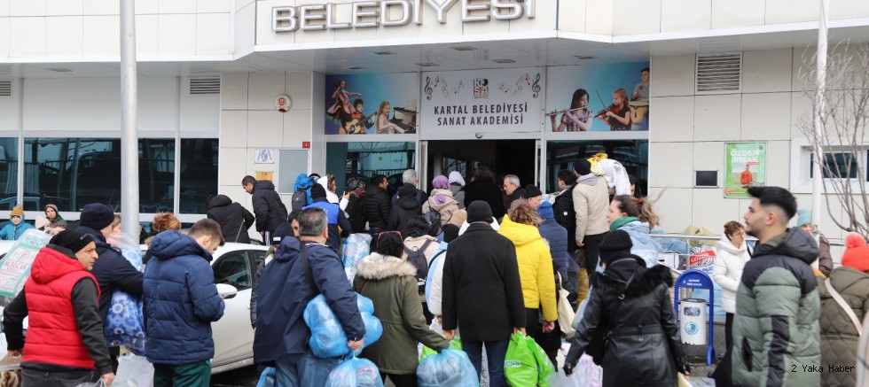 Kartal Belediyesi Deprem Bölgesi İçin Yardım Seferberliği Başlattı