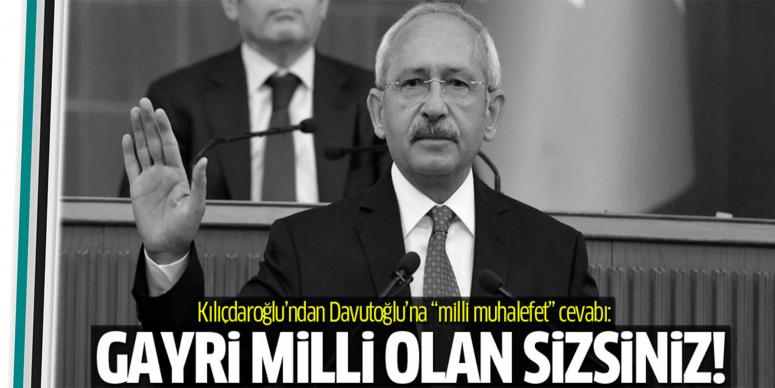 Kılıçdaroğlu'ndan Davutoğlu'na 'milli muhalefet' cevabı - Politika - Haber Sitesi Yazılımları - Haber Scripti