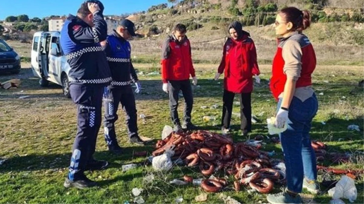 Muğla'da yol kenarına atılan bozulmuş sucuklar imha edildi - SAĞLIK - Ulusal ve Yerel Medyanın Gücü