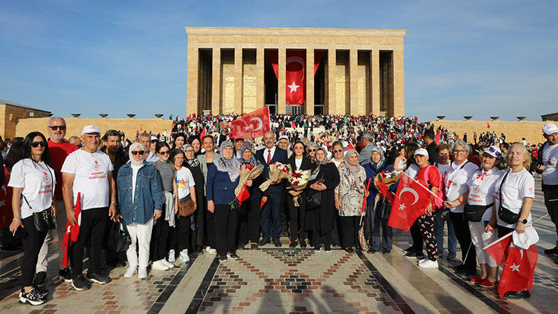 'Mütareke'den Cumhuriyet'e 100'üncü Yıl Meşalesi' Anıtkabir'de